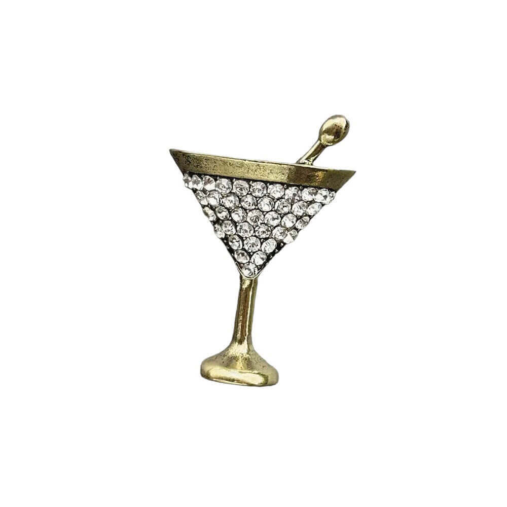 Martini Celebration Brooch